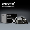 RIDEX Front Brake Pad Set • 402B1417