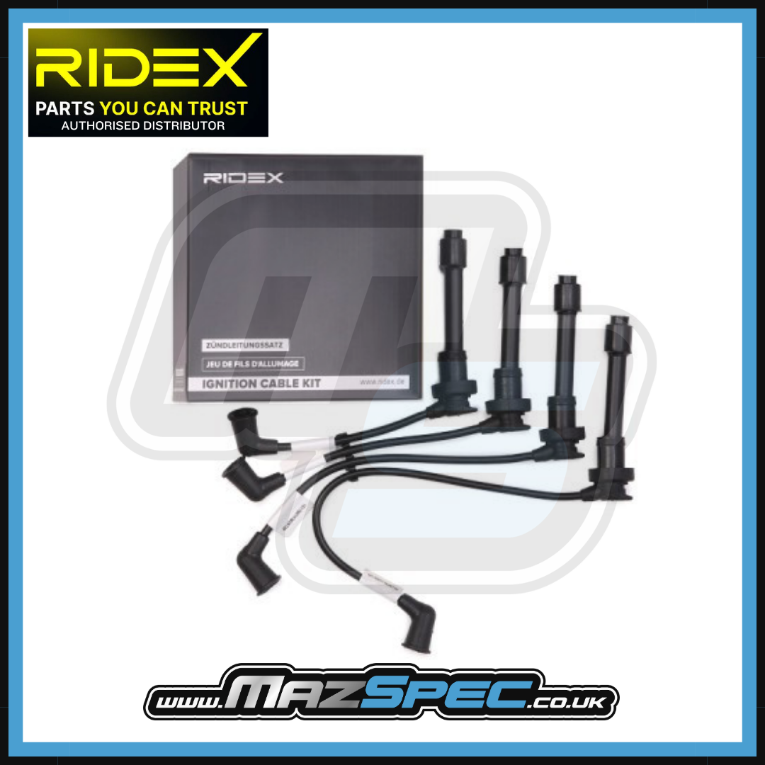 Zündung HT Leitungen & NGK Zündkerzen Set Für Mazda MX-5 1.8 VVT MK2.5