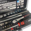 Wurth 34pcs 1/4 Inch Socket Set / Wrench Assortment With Case