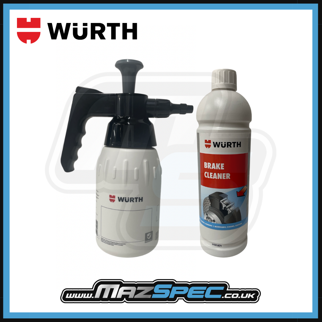 Brake Cleaner Dispenser & Wurth Brake Cleaner (1L) Removes Dirt, Oil
