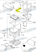 Battery Clamp - Mazda MX5 MK3 / NC (06-15) NE51-56-031D