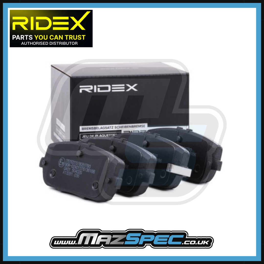 Ridex® Rear Brake Pads • MX5 MK3/NC MK4/ND (0624) MazSpec