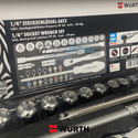 Wurth 34pcs 1/4 Inch Socket Set / Wrench Assortment With Case
