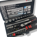Wurth 34pcs 1/4 Inch Socket Set / Wrench Assortment With Case