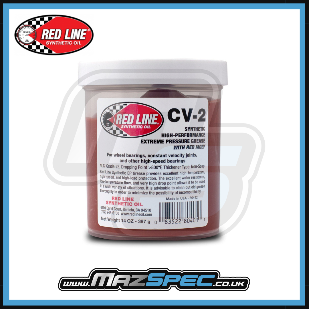 Red Line CV2 Grease With Moly • 397g Tub | MazSpec
