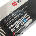 Wurth 34pcs 1/4 Inch Socket Set / Wrench Assortment With Case
