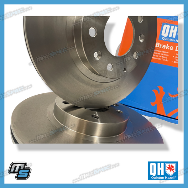Quinton Hazell Front Brake Disc Set - Mazda MX5 MK3 3.5 3.75 / NC (06-15)