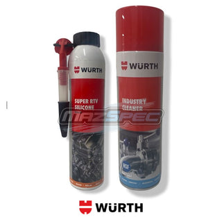 Wurth RTV Silicon Adhesive & Industry Cleaner - Engine / Transmission Rebuild Bundle