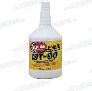 Red Line MT-90 75W90 GL-4 Manual Transmission Gear Oil • 946ml x3 Pack