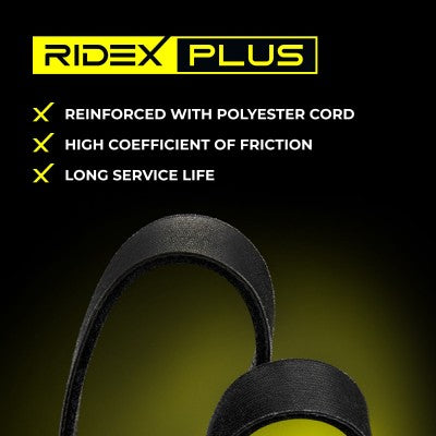 RIDEX PLUS Alternator & Water Pump Auxiliary Belt • 305P0017P
