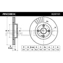 RIDEX Front Brake Discs Pair – MX-5 Mk2 1.8 Sport • 82B1101
