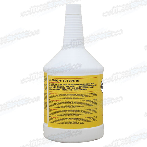 Red Line MT-90 75W90 GL-4 Manual Transmission Gear Oil • 946ml x6 Pack