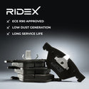 RIDEX Front Brake Pad Set • 402B1417