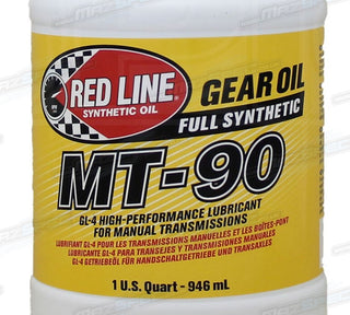 Red Line MT-90 75W90 GL-4 Manual Transmission Gear Oil • 946ml x6 Pack