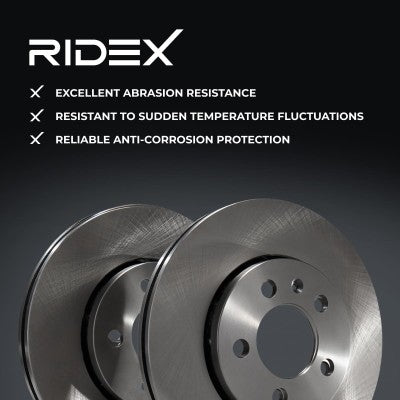 RIDEX Front Brake Discs Pair – MX-5 Mk2 1.8 Sport • 82B1101