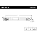 RIDEX Front Right Brake Hose • 83B0204