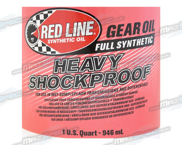 Red Line Heavyweight Shock Proof Gear Oil • 946ml