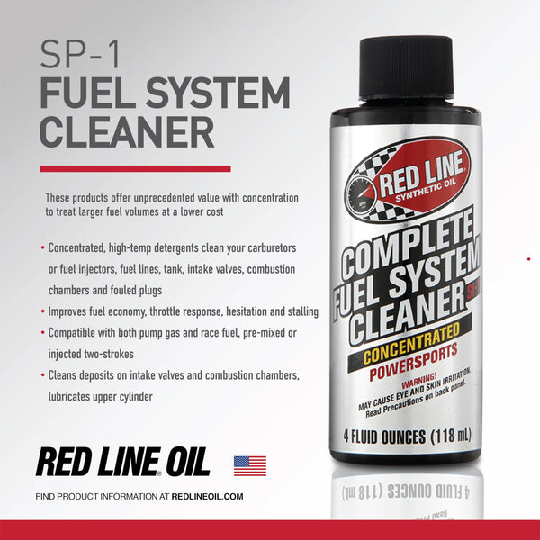 Red Line Complete Powersports Fuel System Cleaner – 118ml • 60102