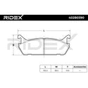 RIDEX Rear Brake Pad Set – MX-5 Mk1 NA 1.6 • 402B0390