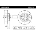 RIDEX Rear Brake Discs Pair – MX-5 Mk3 NC 1.8 & 2.0 • 82B0213