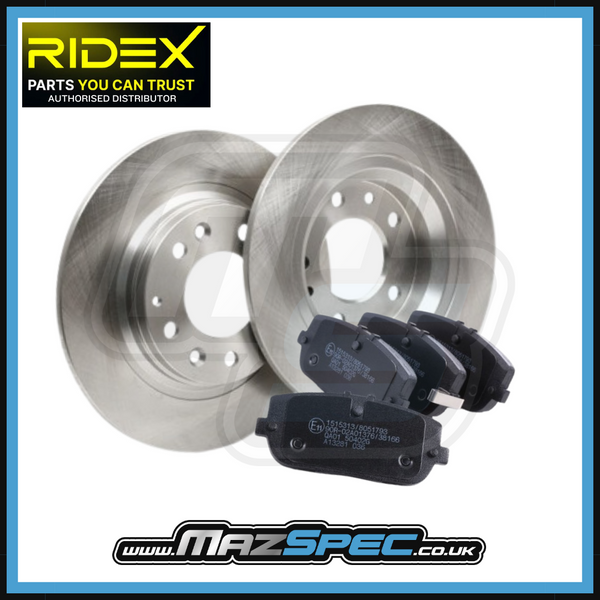 Ridex® Rear Brake Pads & Discs Kit • MX-5 MK3/NC (06-15)