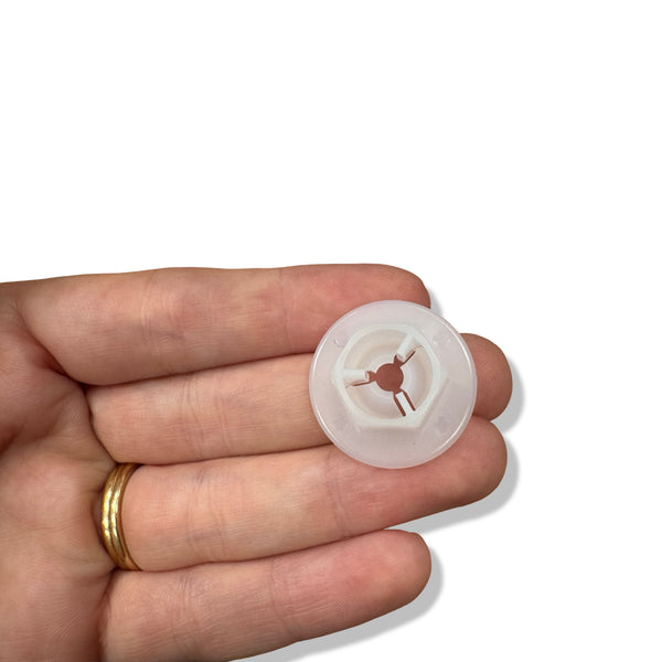 Genuine Mazda Plastic Push-On Flange Nut / Trim Retainer • B100-68-615