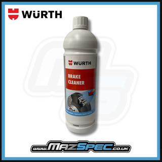 Wurth Brake Cleaner • Removes Dirt, Oil & Grease • 1L Bottle