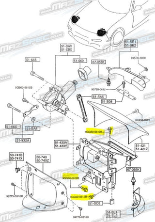 Headlight Surround Fitment Screw - RX7 / FD (91-01)