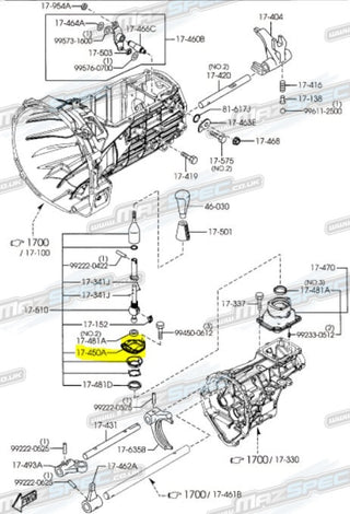 Gear Lever Limiter Plate - RX8 6 Speed (08-12)