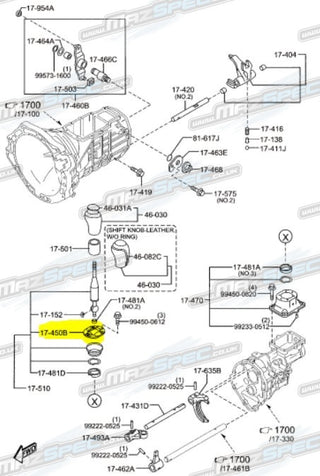 Gear Lever Limiter Plate - MX5 MK3 6 Speed / MK4 (06-Pres)