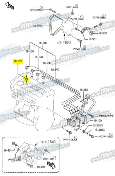 QH / Denso Engine Service Kit • MX-5 MK2/NB (1.8) (98-05)