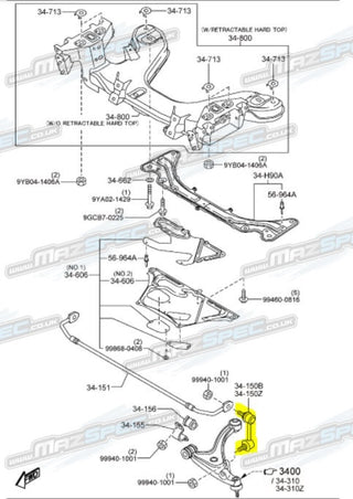 Front LH ARB Drop Link - MX5 MK3/NC (06-15)