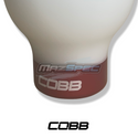 Cobb Tuning Gear Nob - Satin White / Race Red - All Marks MX5 (89-Pres)