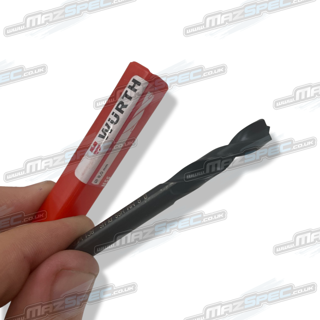 Wurth HSS Spot Weld Drill Bit • Removal of Spot Welds • 8mm MazSpec