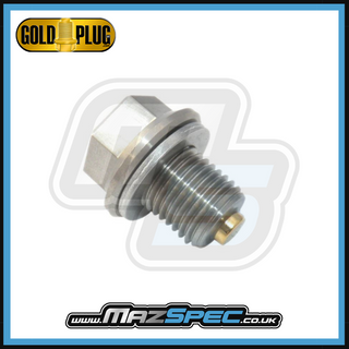 Gold Plug Magnetic Sump Plug & Washer Replacement - MX5 MK1 / MK2 / MK4