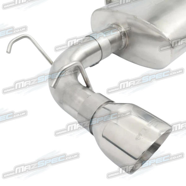 Cobra Sport Quieter Road Type Rear Performance Exhaust • MX-5 MK3/NC (06-15)