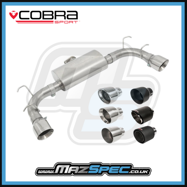 Cobra Sport Louder Race Type Rear Performance Exhaust • MX-5 MK3/NC (06-15)