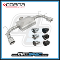 Cobra Sport Quieter Road Type Rear Performance Exhaust • MX-5 MK3/NC (06-15)