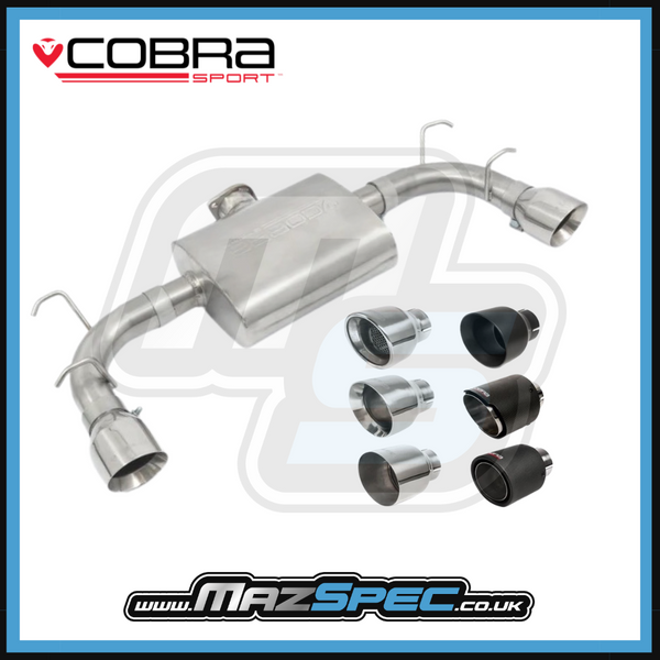 Cobra Sport Quieter Road Type Rear Performance Exhaust • MX-5 MK3/NC (06-15)