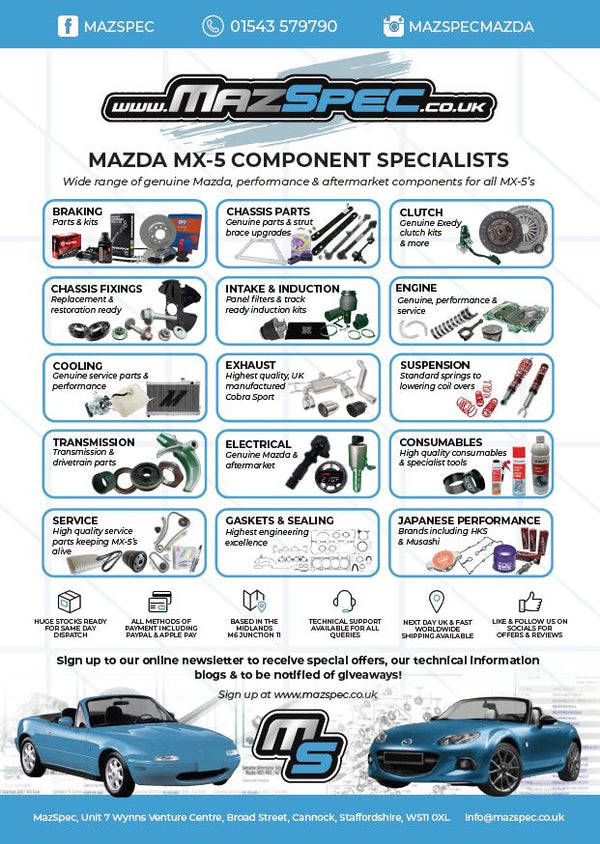 Genuine Mazda Inlet Manifold Gasket - MX5 MK3/NC (06-15)