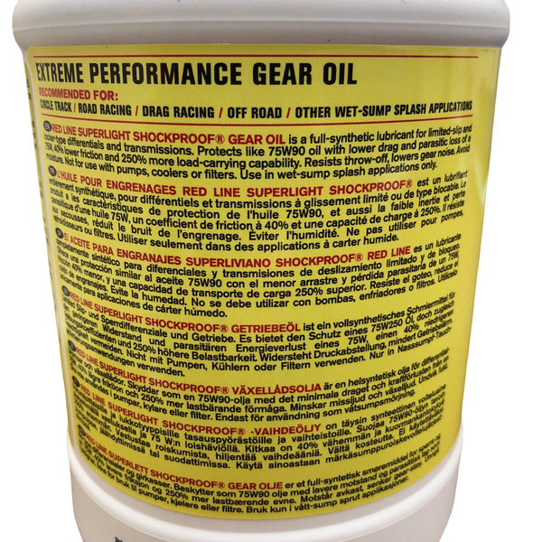 Red Line Super light Shock Proof Gear Oil • 946ml