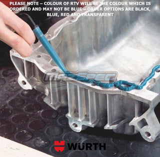 Wurth Super RTV Silicon Adhesive & Sealing Compound Instant Gasket - High Temperature