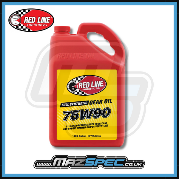 Red Line Diff Oil Red Line 75W-90 GL-5 Gear Oil / Differential Oil • 3.78L | MazSpec