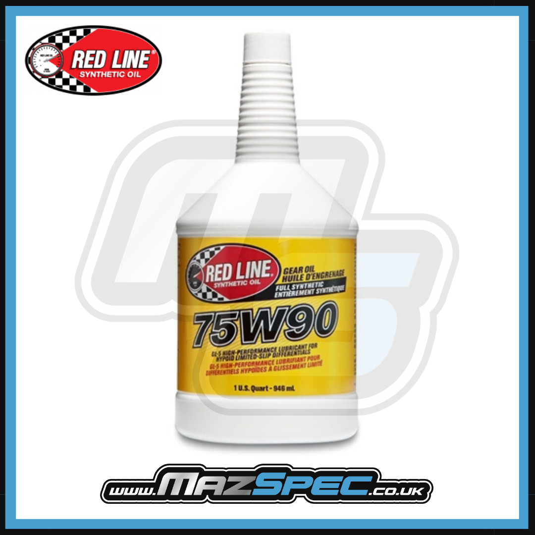 Red Line Diff Oil Red Line 75W-90 GL-5 Gear Oil / Differential Oil • 946ml | MazSpec