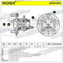 Ridex Front Wheel Bearing / Hub • RX8 SE/FE (03-12)