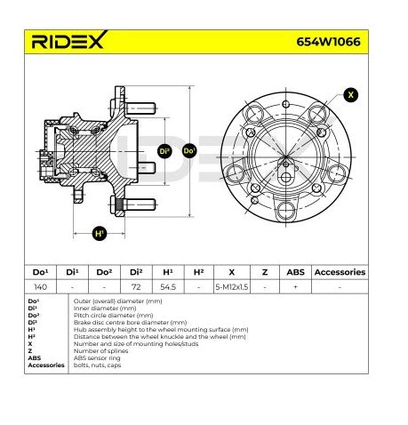 Front Wheel Bearing  & Brake Backing Plate Kit• MX-5 MK3/NC (06-15)