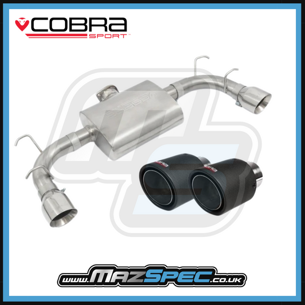 Cobra Sport Quieter Road Type Rear Performance Exhaust • MX-5 MK3/NC (06-15)