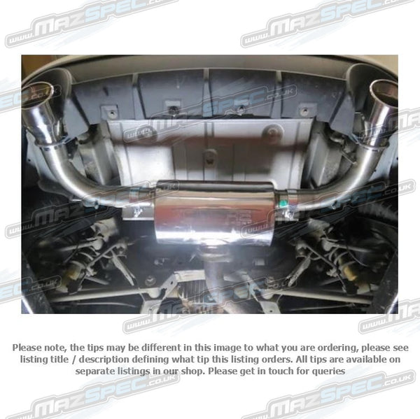 Cobra Sport Quieter Road Type Rear Performance Exhaust • MX-5 MK3/NC (06-15)