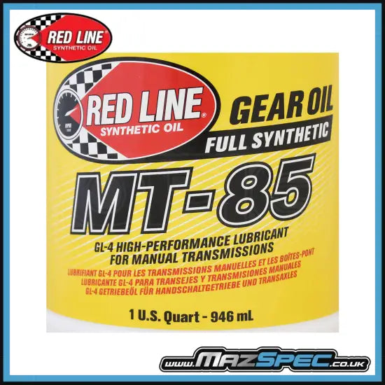 Red Line MT-85 75W/85 GL-4 Manual Transmission Gear Oil • 3.78L