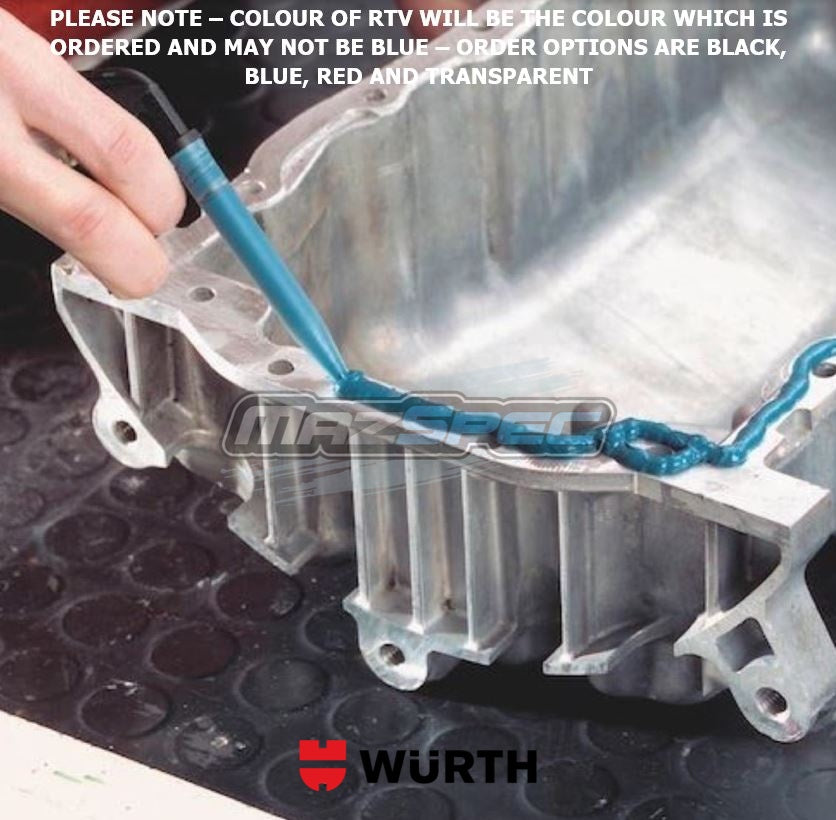 Wurth RTV Silicon Adhesive & Industry Cleaner - Engine / Transmission ...